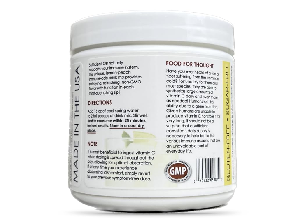 Sufficient-C Vitamin C Drink Mix | Immune Support

