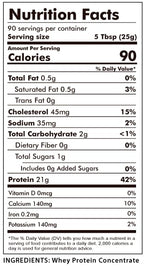 Raw Grass Fed Whey Protein Powder Unflavored 1 Ingredient


