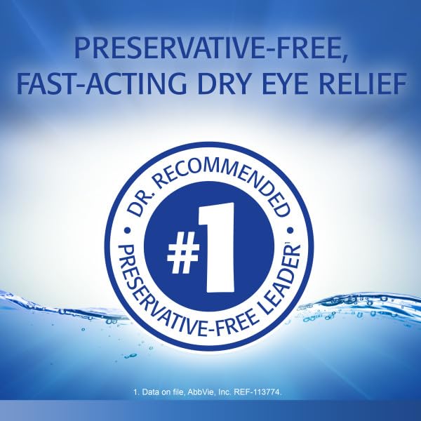 REFRESH OPTIVE Preservative-Free Artificial Tears Eye Drops

