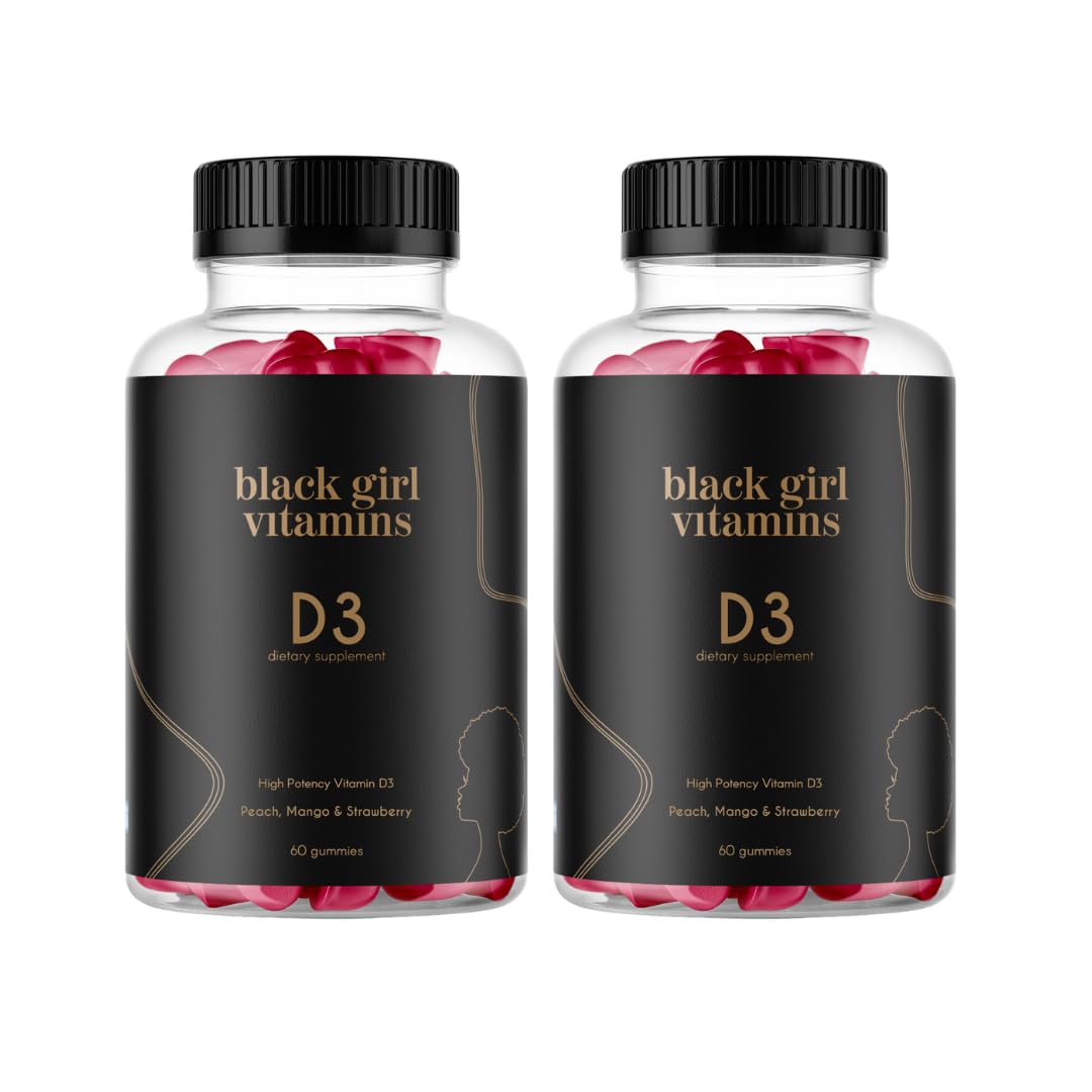 Black Girl Vitamins Vitamin D3 Gummies for Immune Health