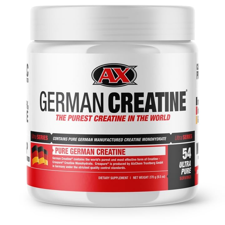 German Creatine Monohydrate Powder Micronized Unflavored


