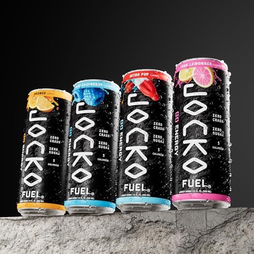 Jocko GO Energy Drinks Sugar-Free Caffeine with Adaptogens

