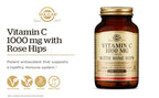 Solgar Vitamin C 1000 mg with Rose Hips | Immune Support

