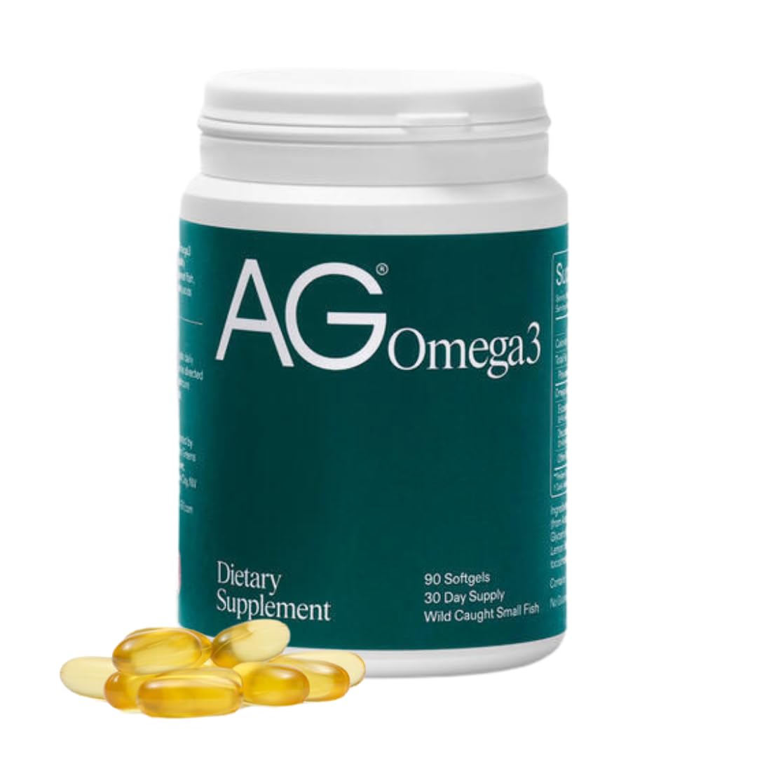 Omega-3 Fish Oil Softgels by AG1 - Heart & Brain Support

