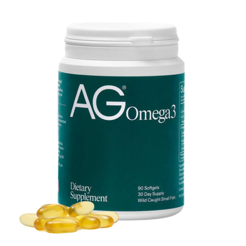 Omega-3 Fish Oil Softgels by AG1 - Heart & Brain Support

