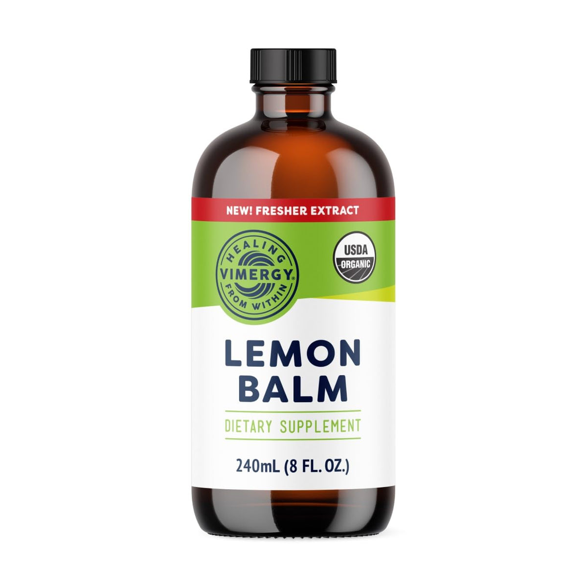 Vimergy Lemon Balm Tincture – USDA Organic & Alcohol-Free