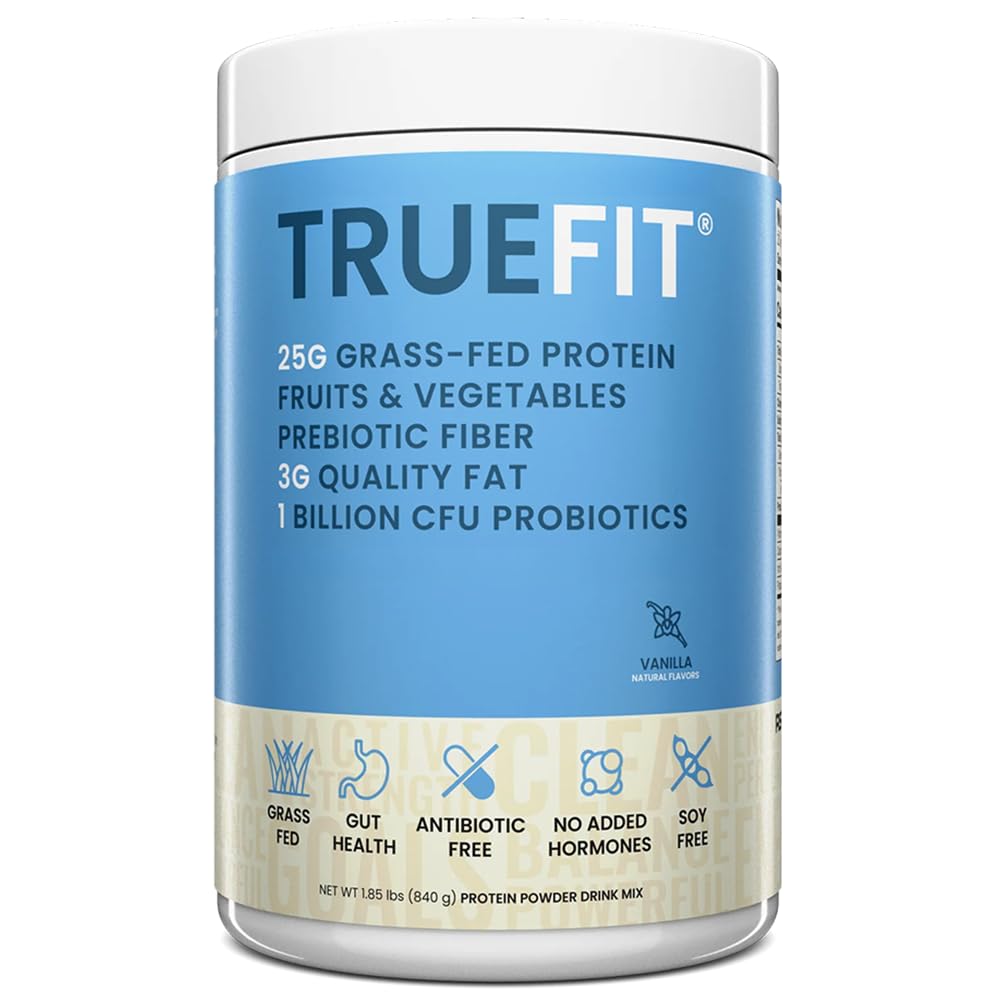 TrueFit High Fiber Protein Powder - Grass-Fed Whey

