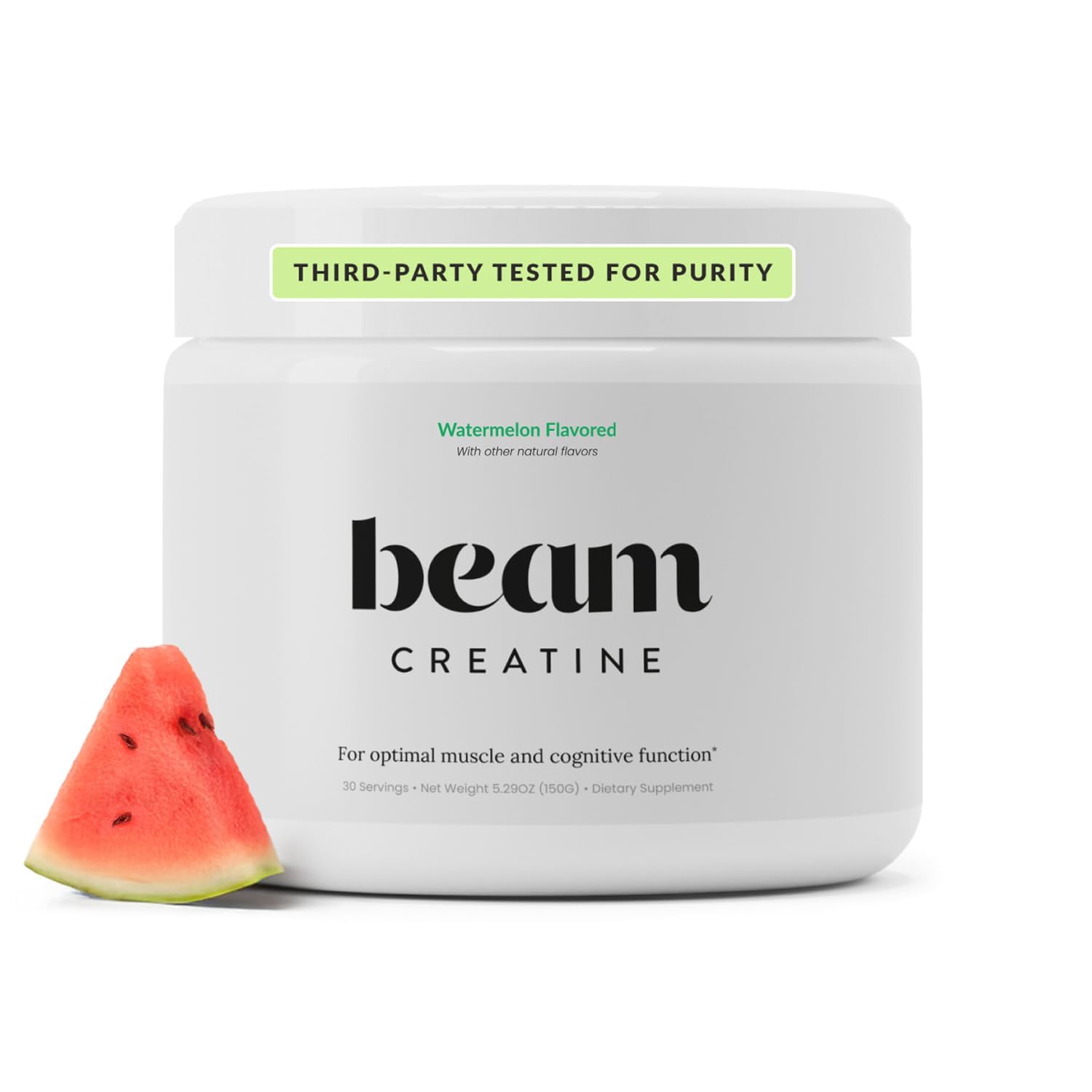 BEAM Creatine Monohydrate Powder – 5g Micronized Creatine for Muscle Strength