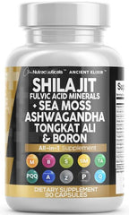 Clean Nutraceuticals Shilajit Capsule with Sea Moss | Energy

