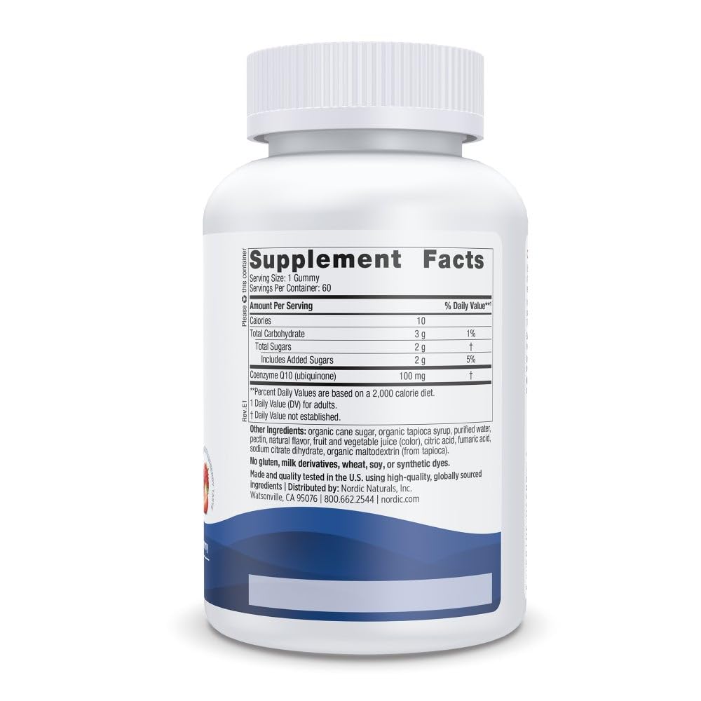Nordic Naturals CoQ10 Supplement | Cellular Energy Support

