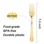 Liacere Heavyweight Disposable Plastic Forks - Cutlery


