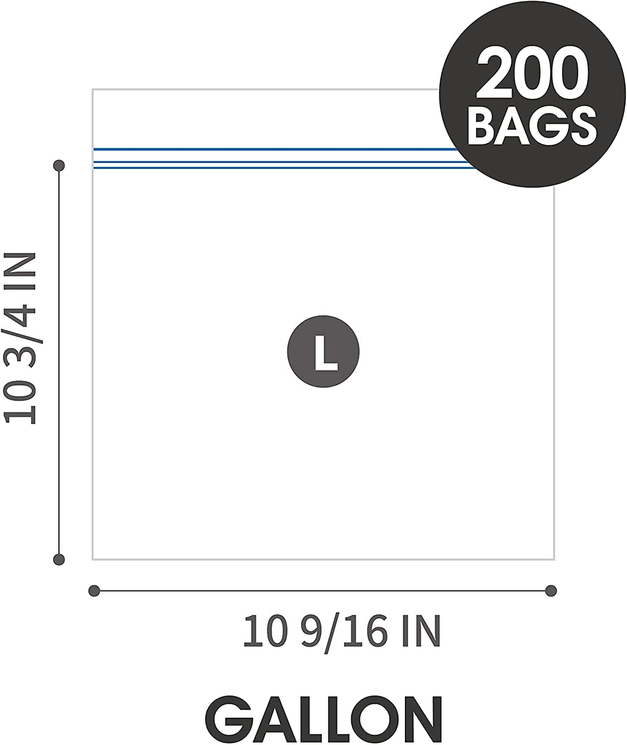 Storage Bags with Double Zipper | BPA-Free

