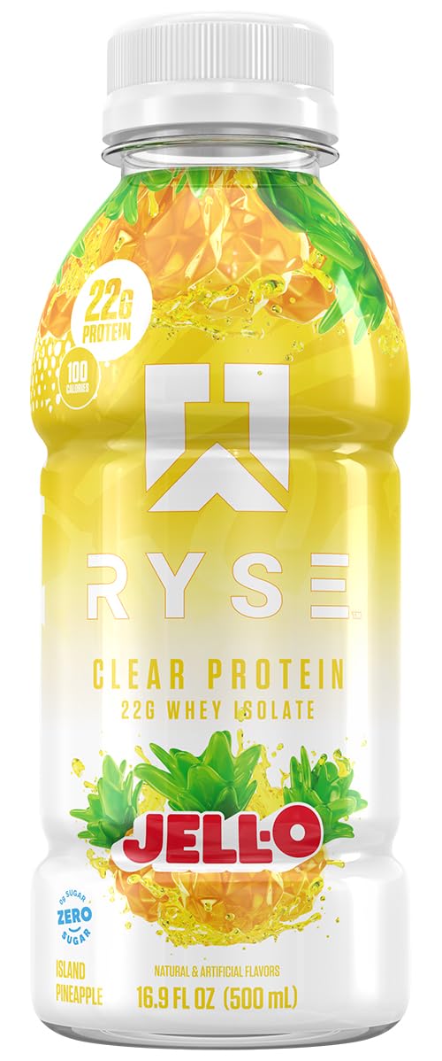 RYSE Clear Protein Drink - 22g Whey Isolate, Sugar-Free