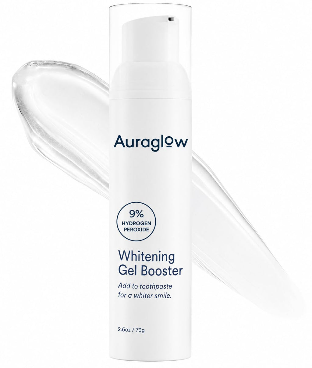 Auraglow Teeth Whitening Gel Booster for Toothpaste

