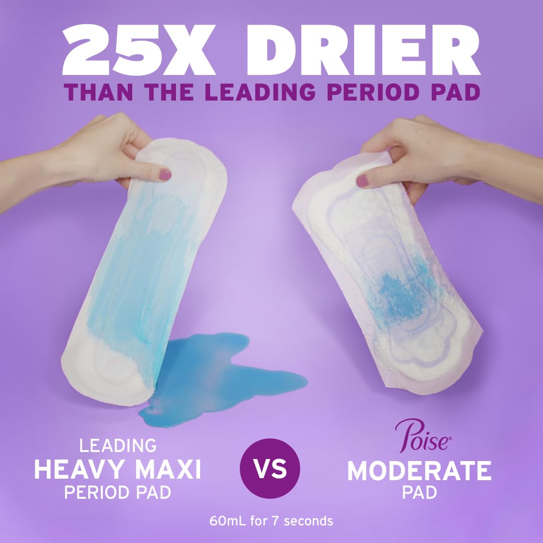 Poise Incontinence Pads for Bladder Leaks | Odor Control

