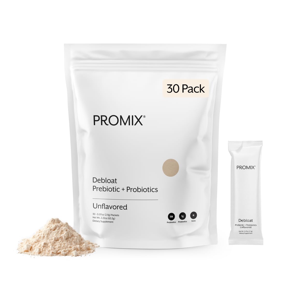ProMix Nutrition Debloat: Prebiotic & Probiotic Immune Support