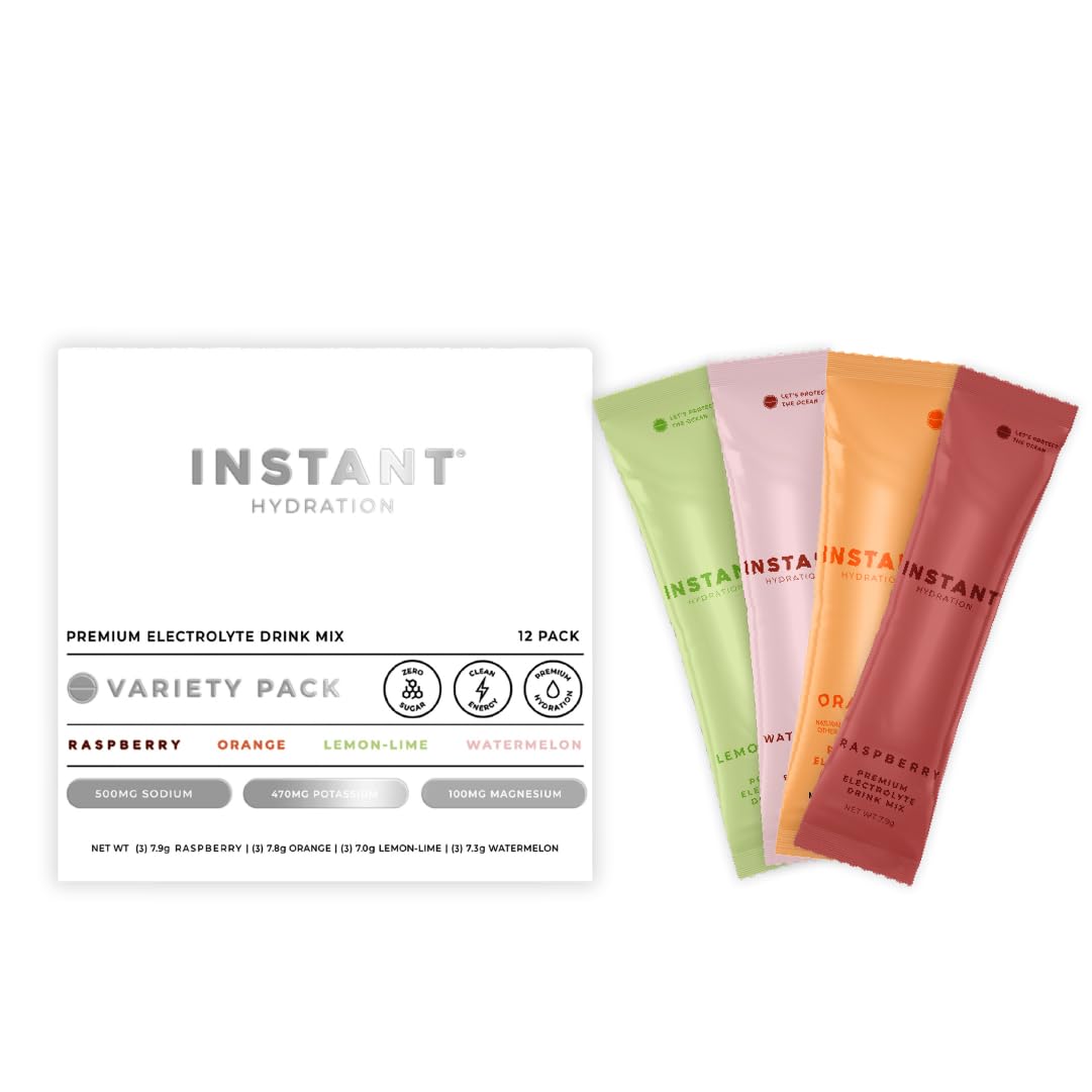 Instant Hydration Electrolytes Powder Packets

