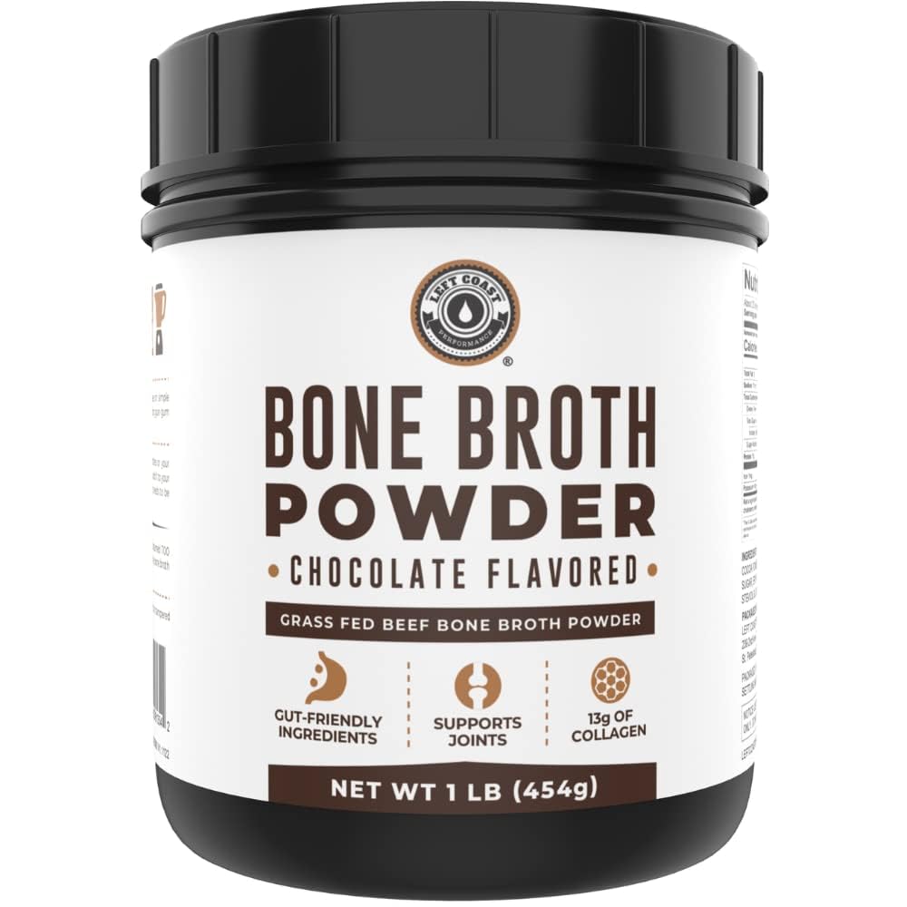 Left Coast Bone Broth Protein Powder – Grass-Fed Beef