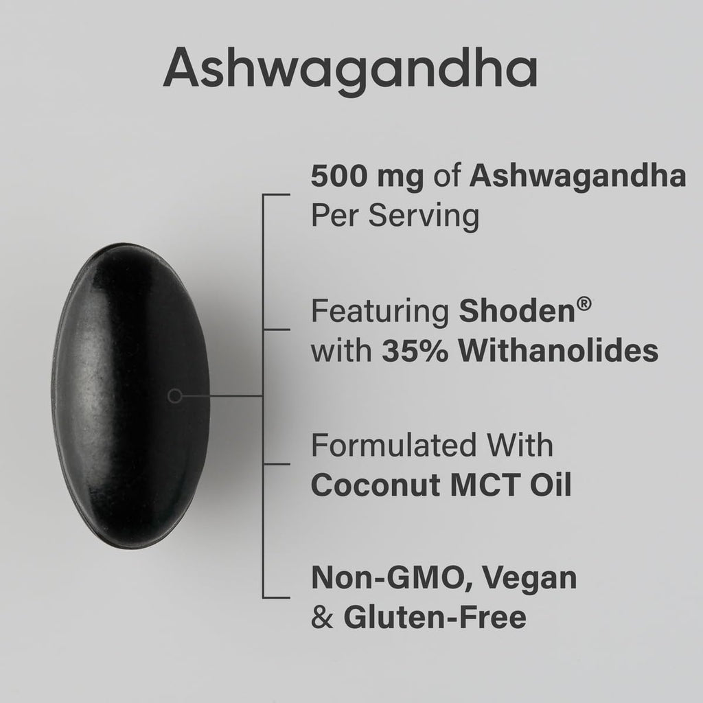 Ashwagandha Softgels with Coconut MCT Oil

