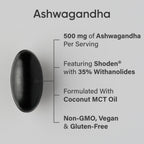 Ashwagandha Softgels with Coconut MCT Oil

