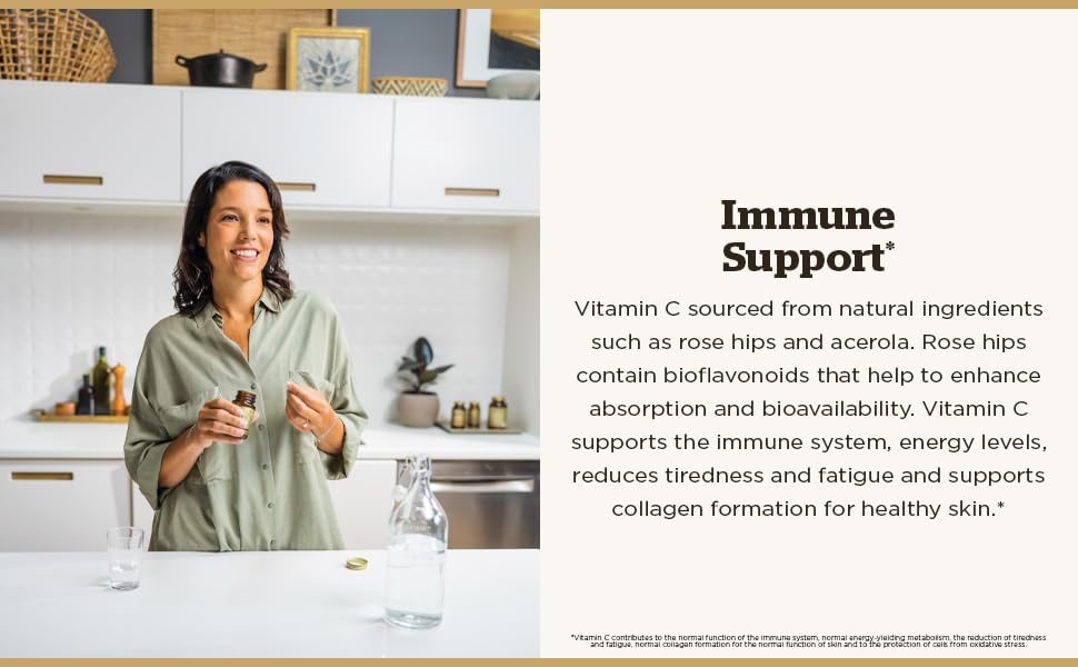 Solgar Vitamin C 1000 mg with Rose Hips | Immune Support

