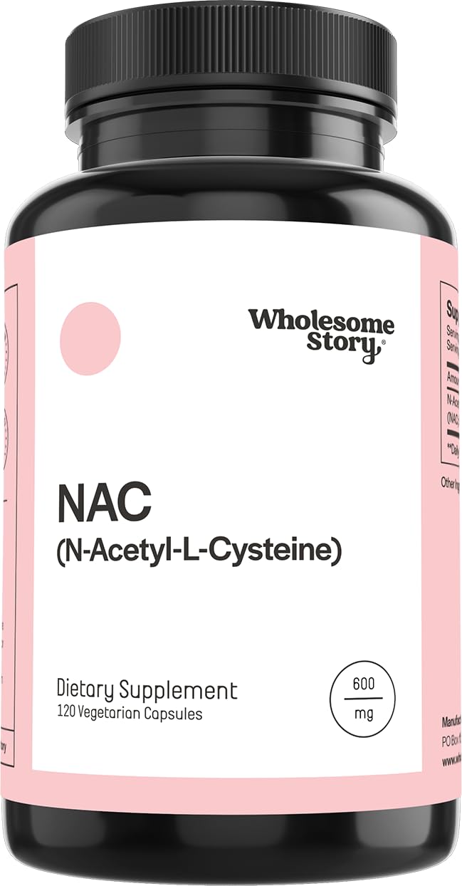 NAC 600 mg by Wholesome Story | Liver, Lung & Fertility

