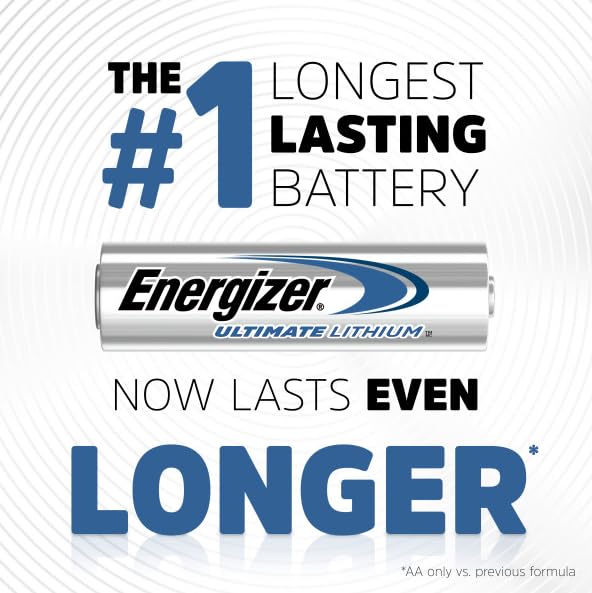 Energizer Ultimate Lithium AA Batteries 1.5V

