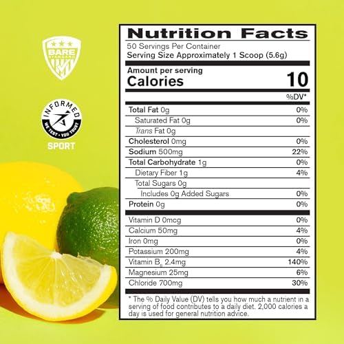 BARE PERFORMANCE NUTRITION Electrolyte Hydration Drink Mix

