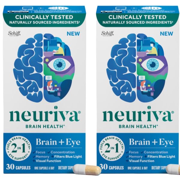 Neuriva Brain + Eye Supplements for Memory and Focus