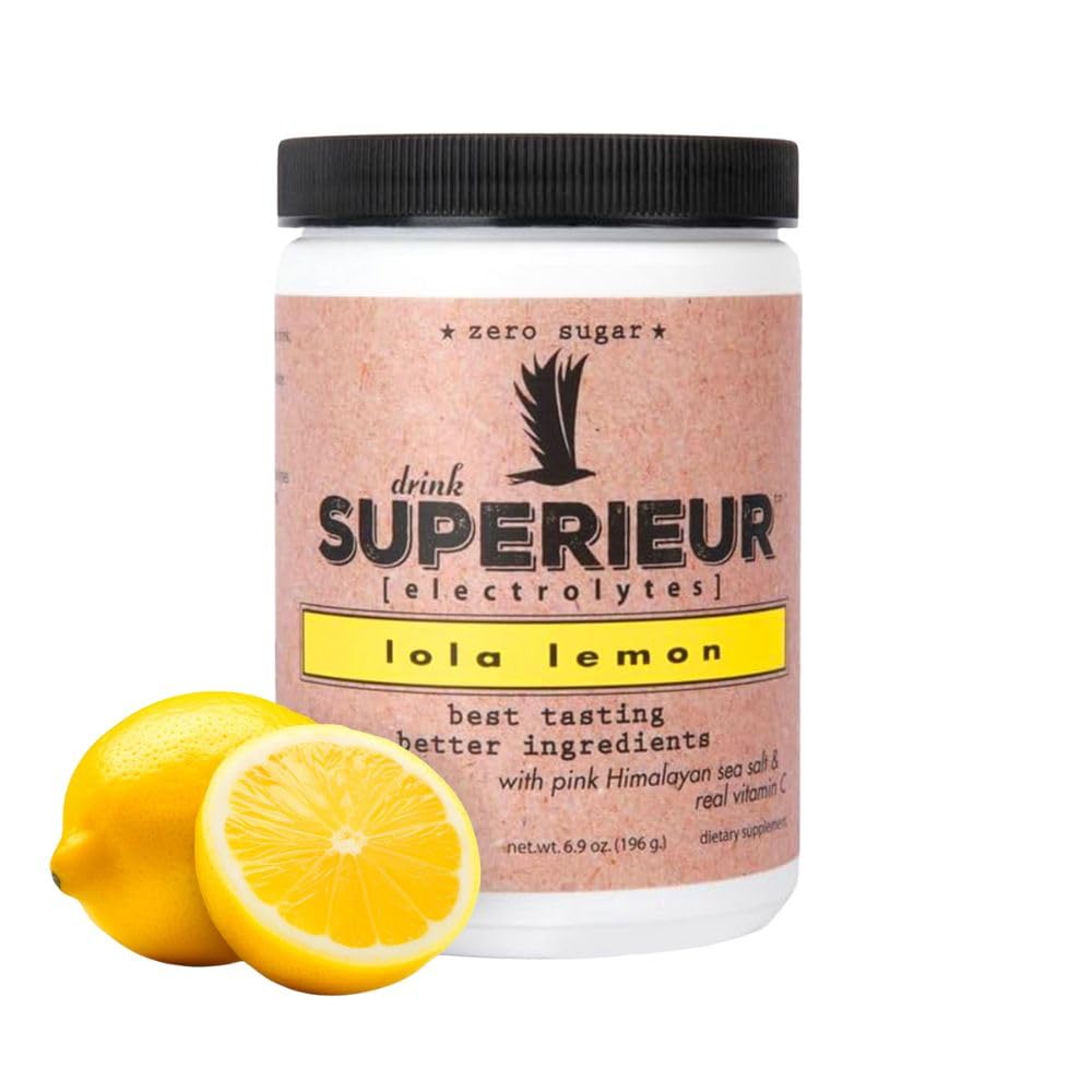 Superieur Electrolytes Plant-Based Electrolyte Powder for Hydration and Recovery