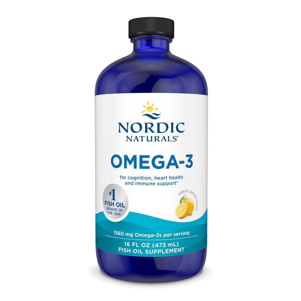 Nordic Naturals Omega-3 Fish Oil | Supports Heart & Brain Health

