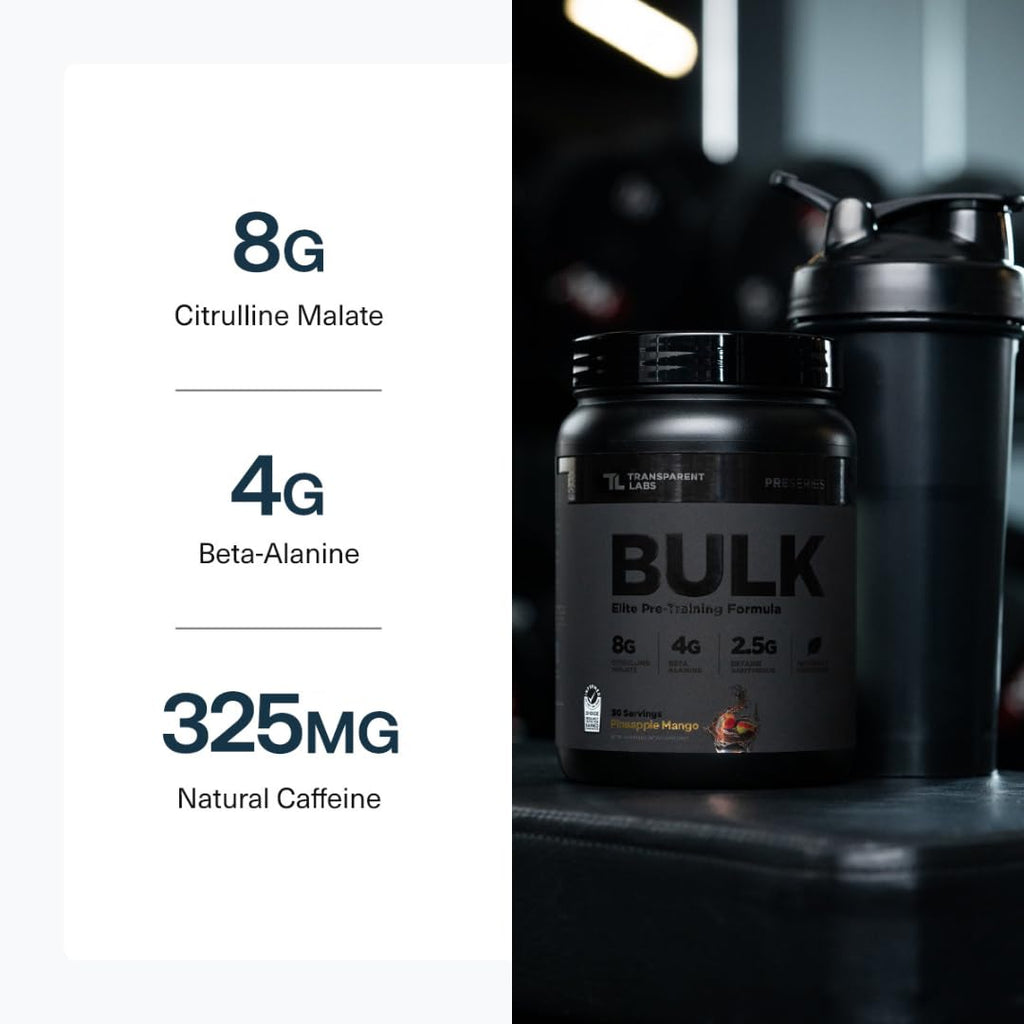 Transparent Labs Pre Workout | Sugar Free Performance


