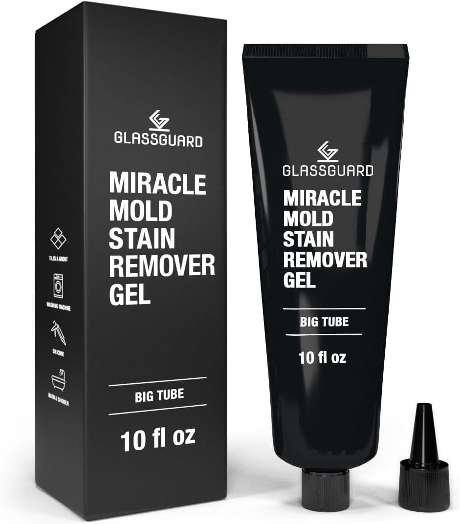 GlassGuard Miracle Mold Stain Remover Gel - Grout Cleaner

