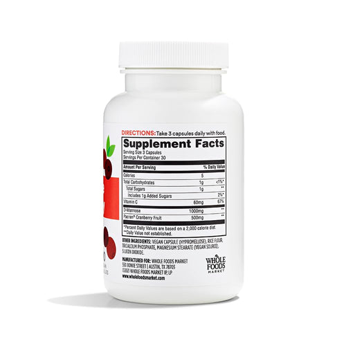 365 by Whole Foods Market D-Mannose Cranberry Urinary Health

