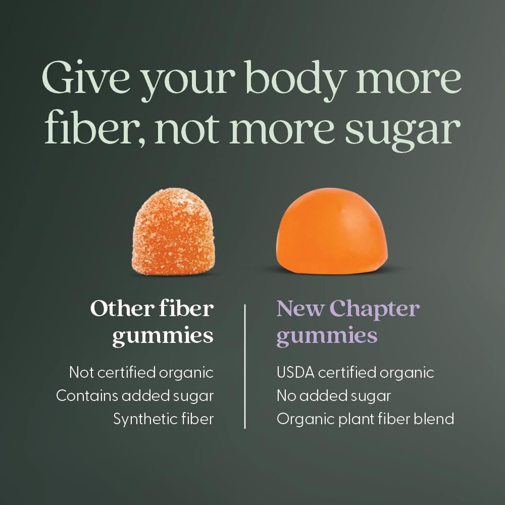 New Chapter Organic Fiber Gummies - Prebiotic Fiber

