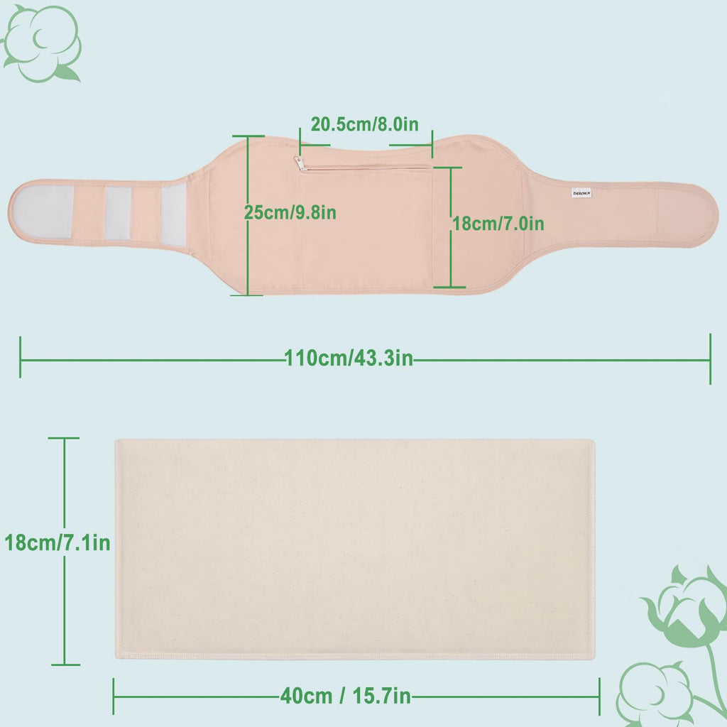 DEROWN Castor Pack Kit with Anti Leak Design


