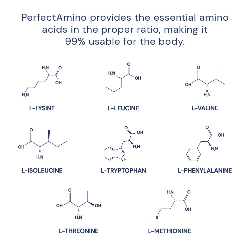 BodyHealth PerfectAmino Essential Amino Acids - Vegan BCAAs

