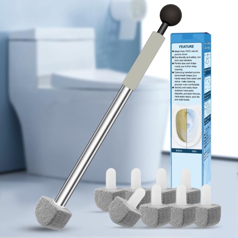 Pumice Stone Toilet Bowl Cleaner with Handle | YINGMORE


