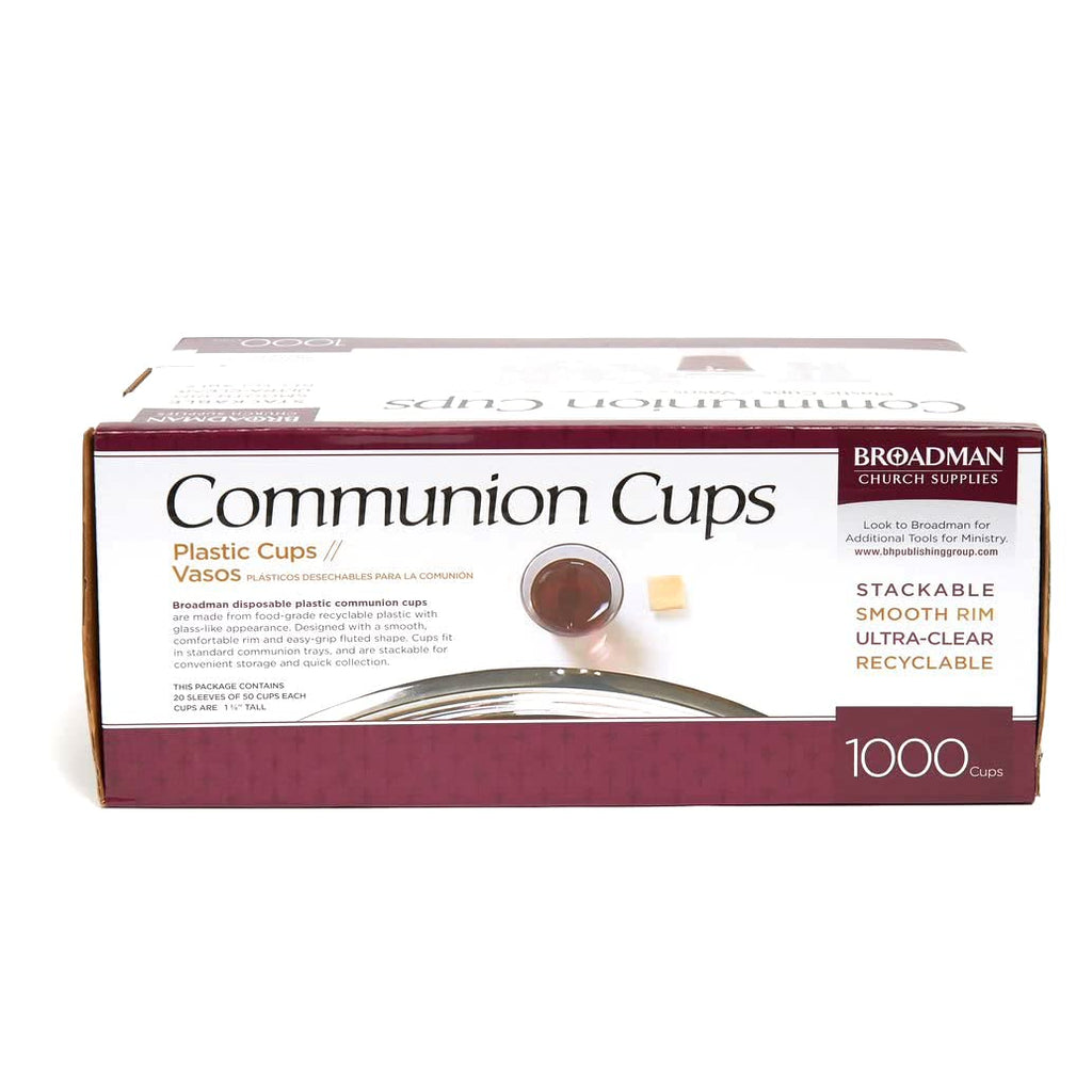 Broadman Church Supplies Plastic Communion Cups

