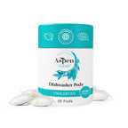 AspenClean Un scented Dishwasher Pods | Plant-Based Detergent

