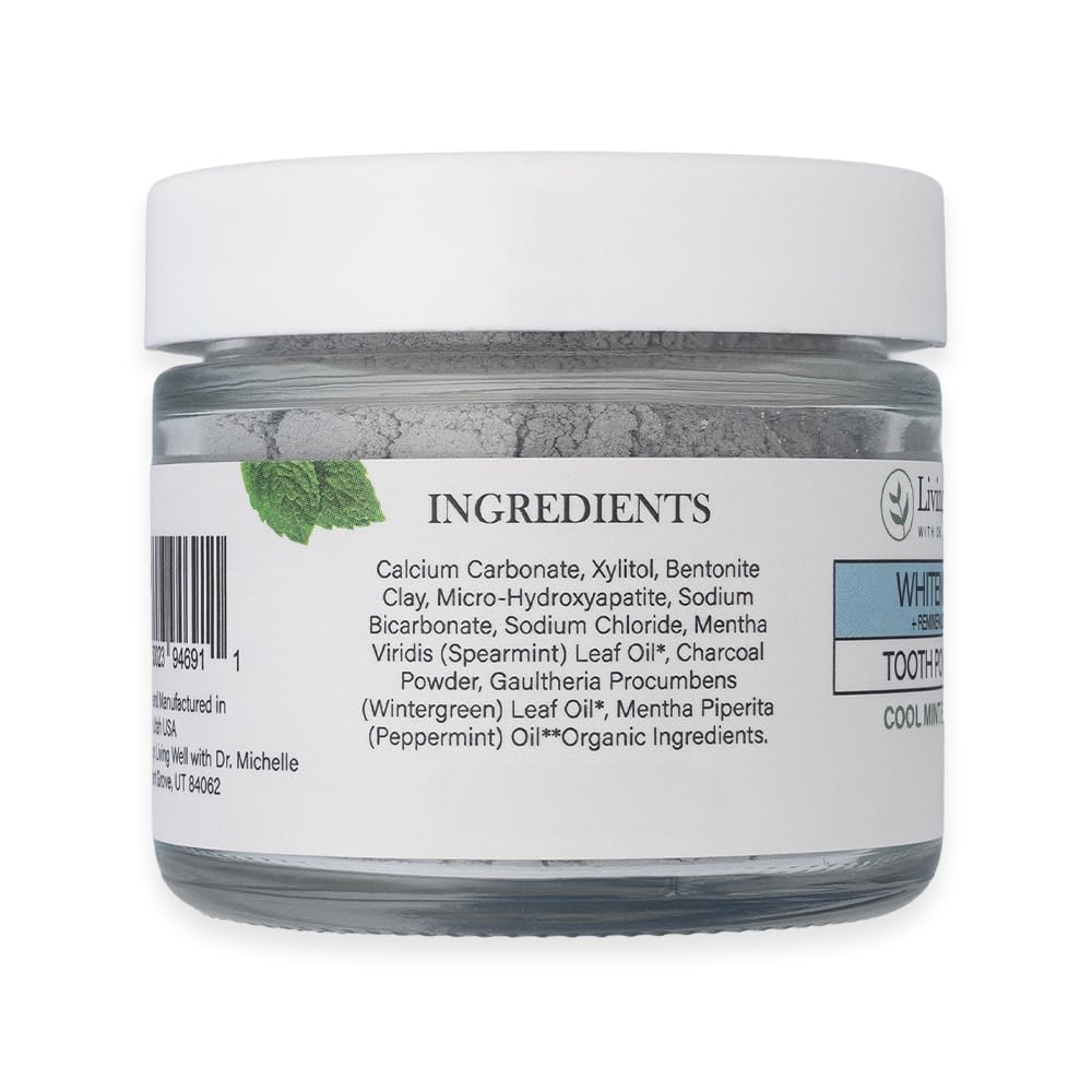 Dr. Michelle Tooth Powder Fluoride-Free Hydroxyapatite Enamel

