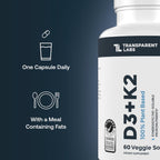 Transparent Labs Vitamin D3 K2 Supplement | Immune & Bone

