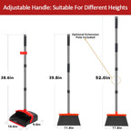 Kramer Broom and Dustpan Set with Telescopic Handle

