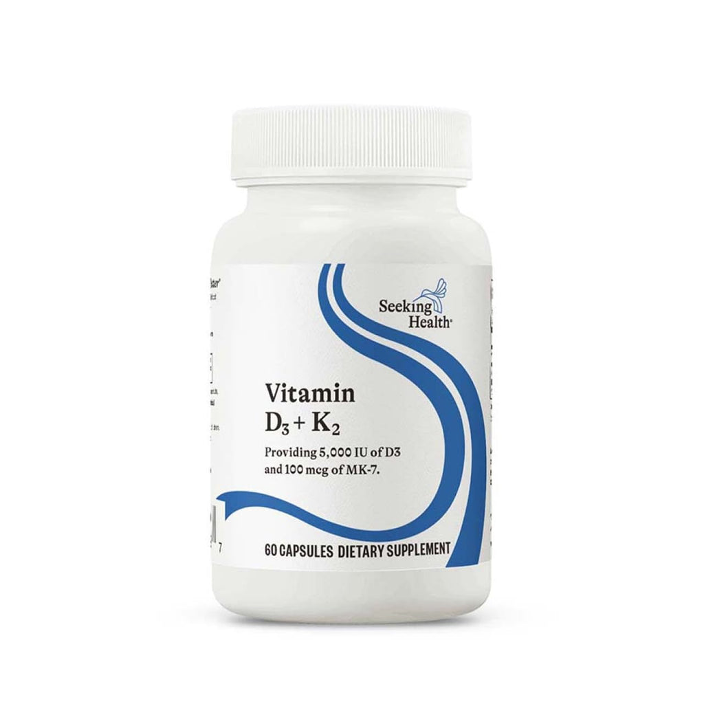 Seeking Health Vitamin D3 + K2 Vegetarian Supplement

