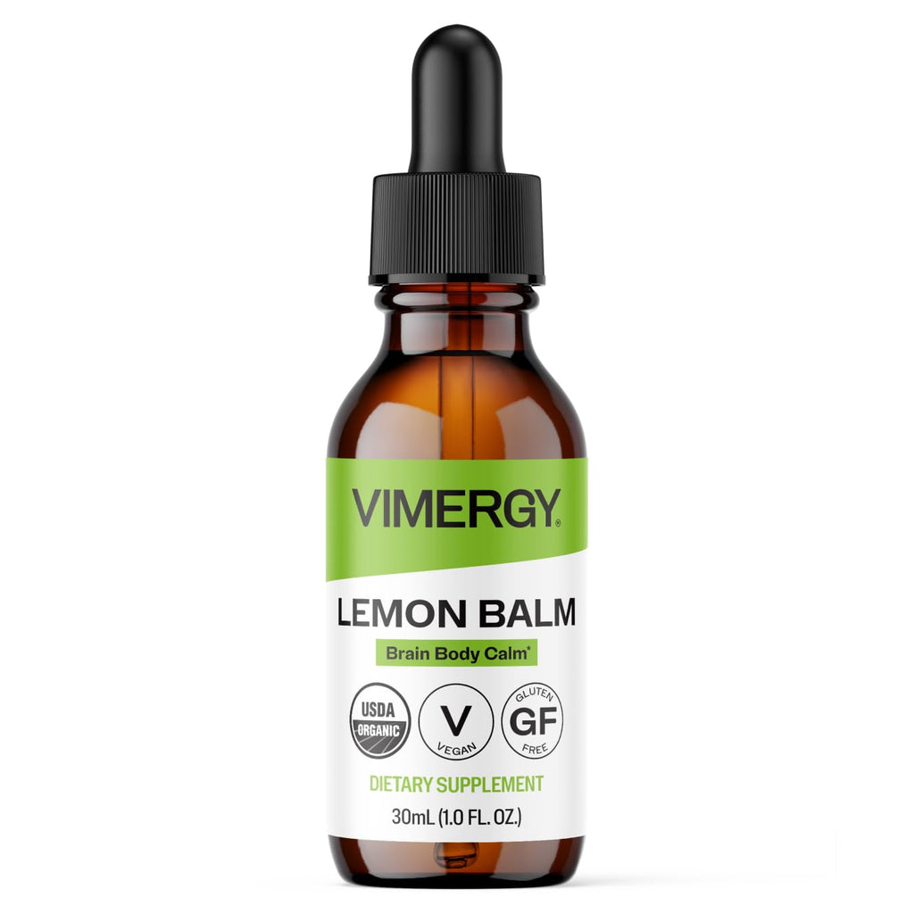 Vimergy Lemon Balm Tincture – USDA Organic & Alcohol-Free