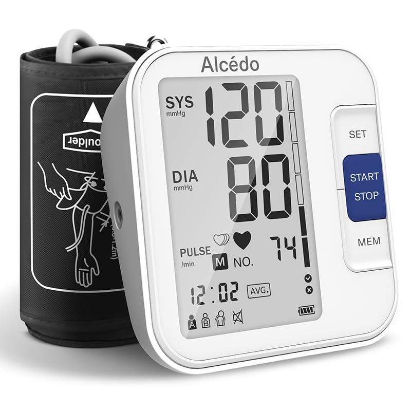 Alcedo Blood Pressure Monitor for Home Use | LCD Display

