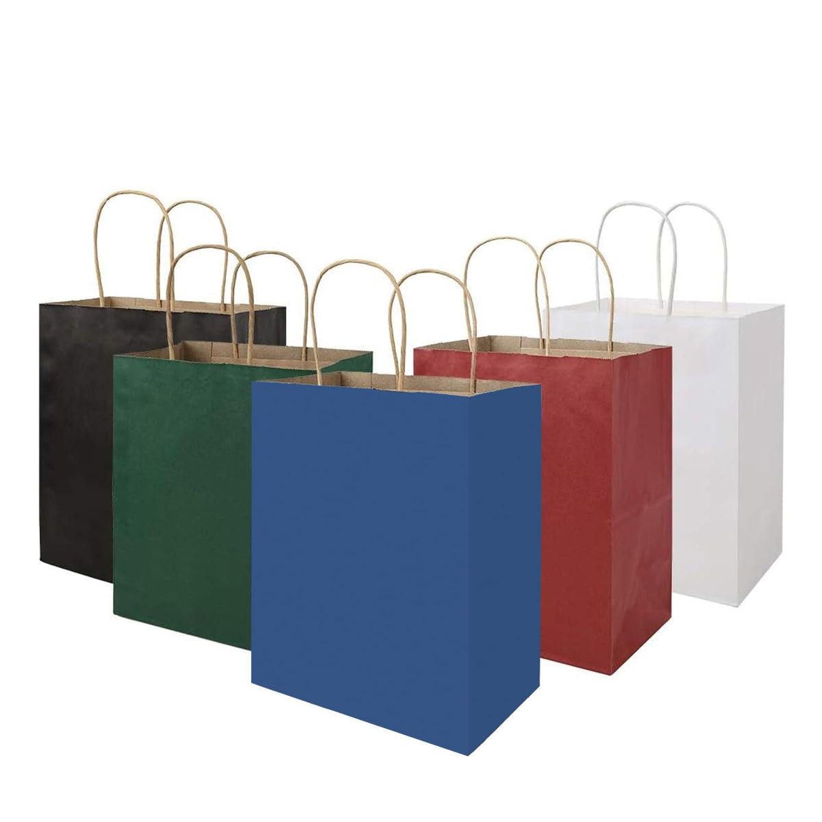Kraft Paper Gift Bags with Handles by bagmad - Eco-Friendly