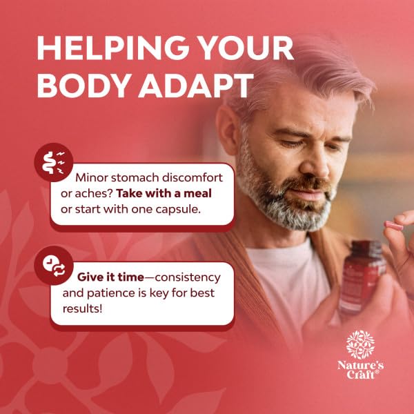 Natures Craft Red Yeast Rice CoQ10 Supplement for Heart Health

