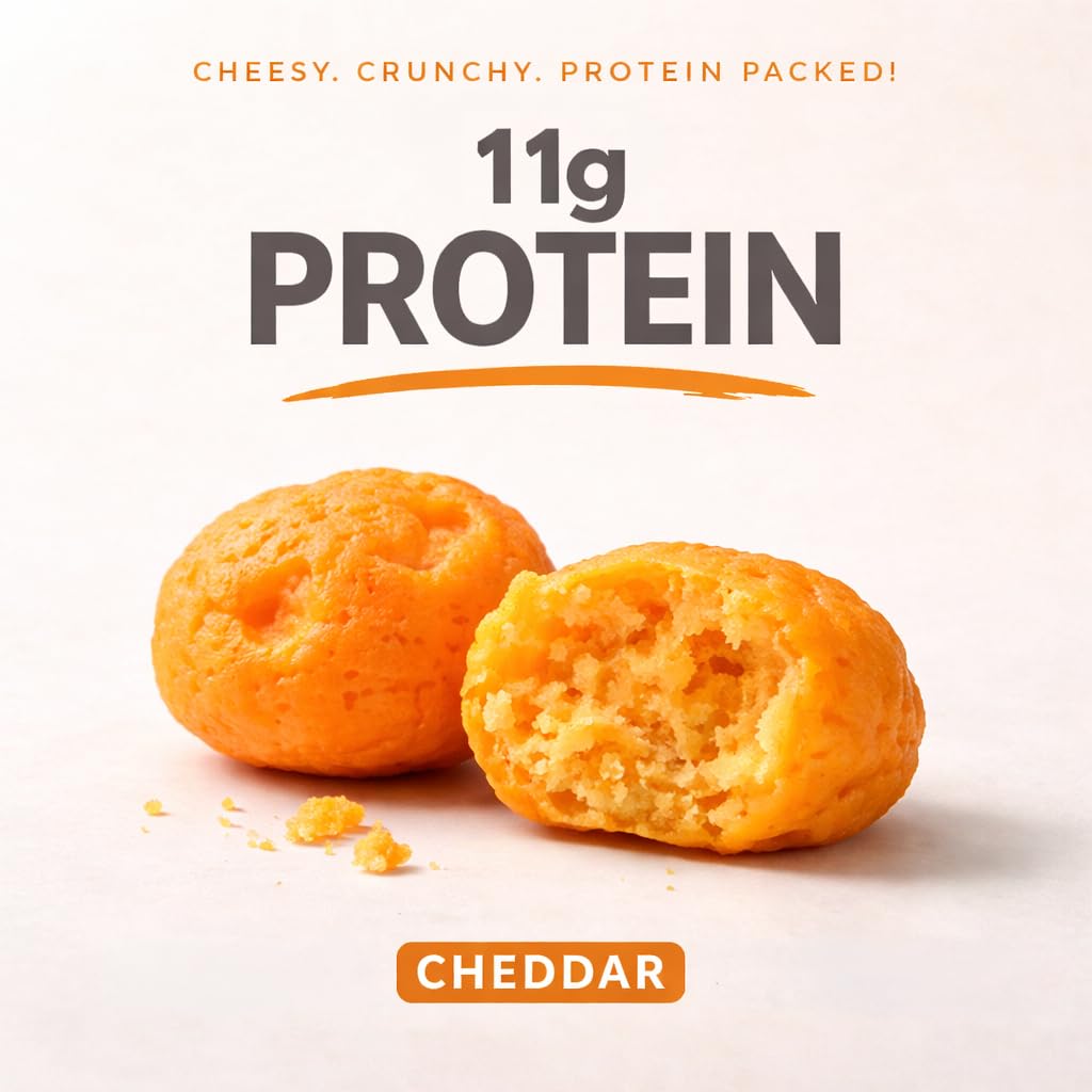 Moon Cheese Cheddar Believe It Crunchy Protein Snack

