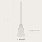Corn Broom with Wood Handle Heavy Duty Indoor Outdoor

